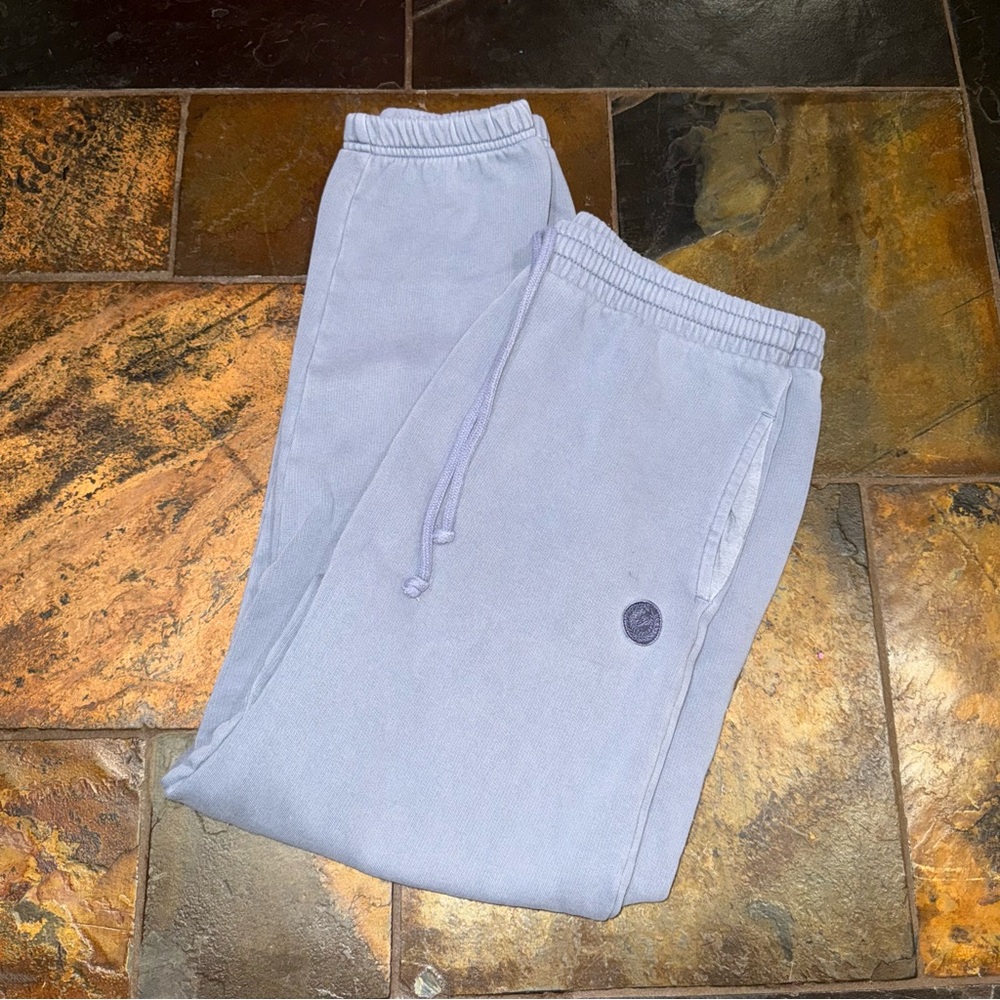 PINK by Victorias Secret Periwinkle Premium  Fleece Slim Sweatpants‎ Size Small